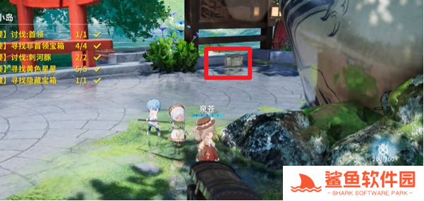 开放空间湖心小岛怎么过关的