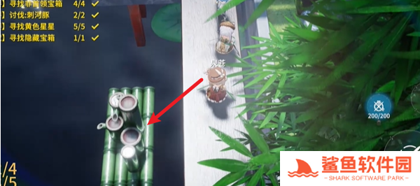 开放空间湖心小岛怎么过关的