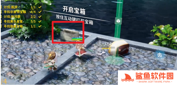 开放空间湖心小岛怎么过关的