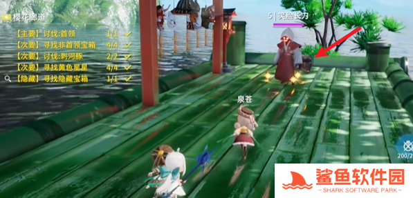 开放空间樱花廊道怎么通关