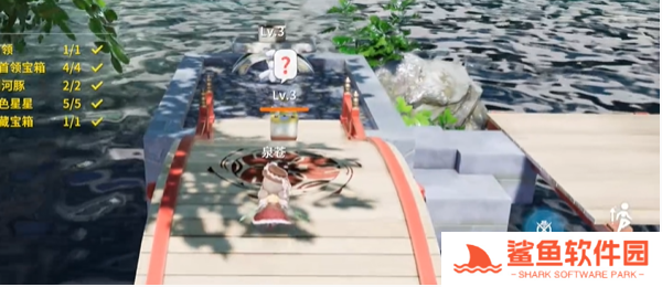 开放空间湖心小岛怎么过关的