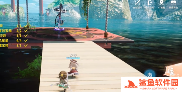 开放空间通幽曲桥怎么过关的